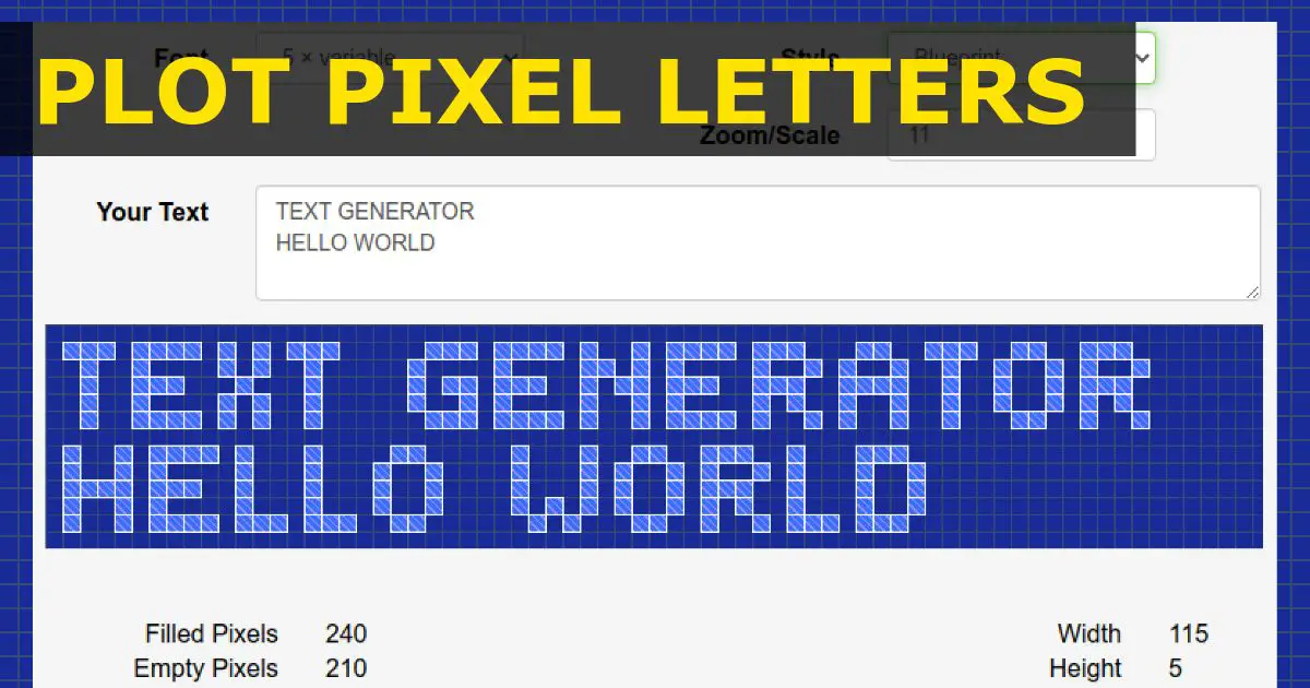 Пиксельное письмо. Pixel Generator. Генератор текста. Gaming text Generator. Тини текст