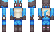 Lucario Minecraft Skin