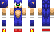 Sonic the hedgehog Minecraft Skin