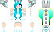 arcticbluehippo Minecraft Skin