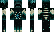 green_among_us Minecraft Skin