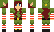 Christmas Elf Girl Minecraft Skin