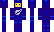 Blue lego spaceman Minecraft Skin