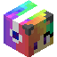 Rainbow player head preview