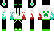 GreenEnderman Minecraft Skin