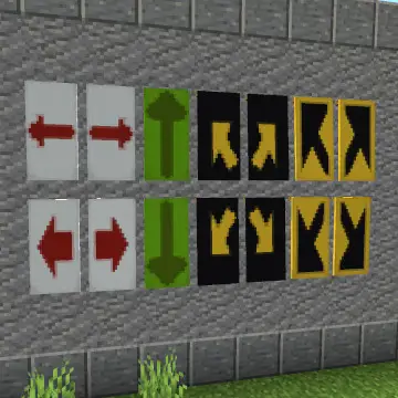 Minecraft banner patterns for arrows