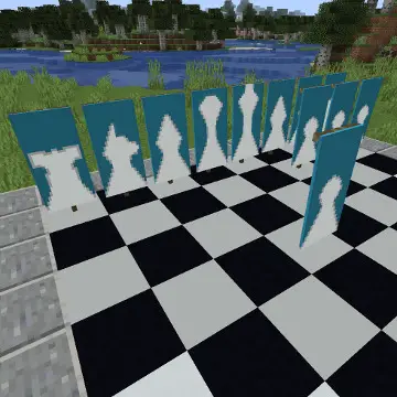 Minecraft banner patterns for chess pieces