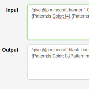 Minecraft banner patterns for convert 1.8 to 1.14