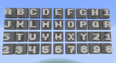 Letter Text Generator : Minecraft Block Letters : Gamer Geeks